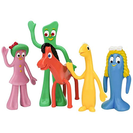 Set de muñecos en caja de Gumby y sus amigos