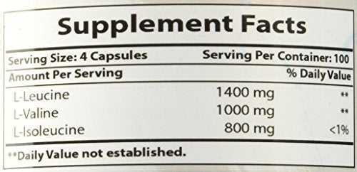 Best Naturals BCAA 3200 mg 400 cápsulas