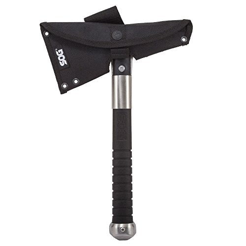 SOG - Cabezal de hacha pulida satinada, mango GRN