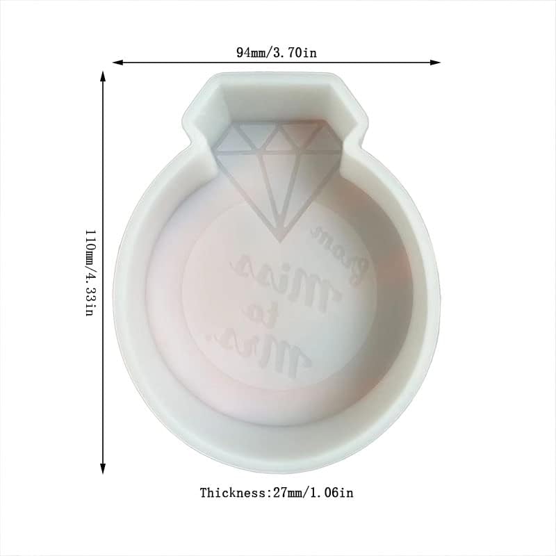 Mold de silicona para frescos de auto aroma y resina diamante