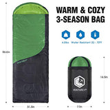 VENTURE 4TH - Saco de dormir para mochilero, para adultos