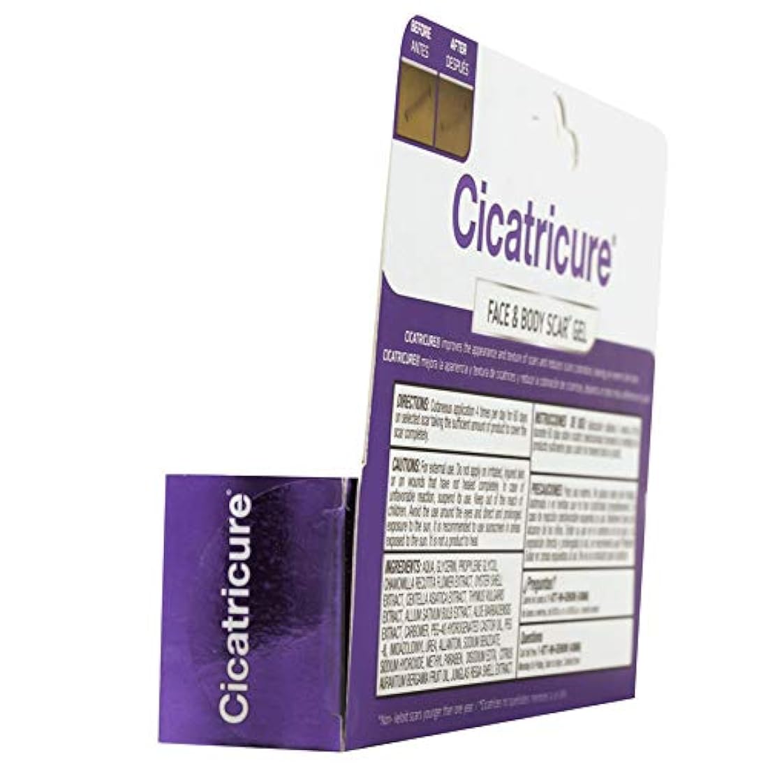 Gel que reduce la apariencia de las cicatrices