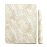Papel de contacto de vinilo extraíble de mármol beige