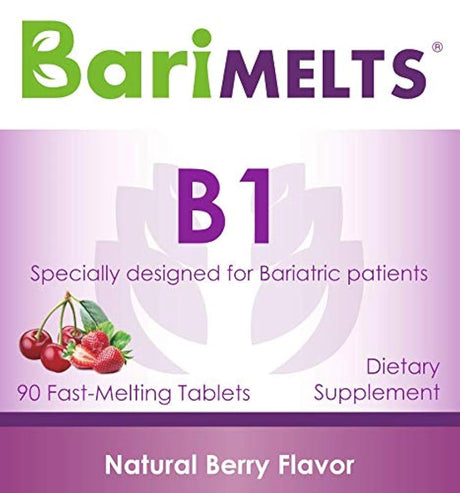 Barimelts B1 Disolver Bariatric Vitaminas Zero Suga