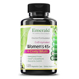 Emerald Labs - Multivitamínico para mujer, 45 + con vitaminas CoQ10, B, L-glutatión para apoyar el corazón saludable, huesos fuertes, hormonas equilibradas, 120 cápsulas vegetales