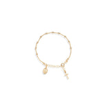 Pulseras y tobilleras de oro de 18 quilates sobre plata