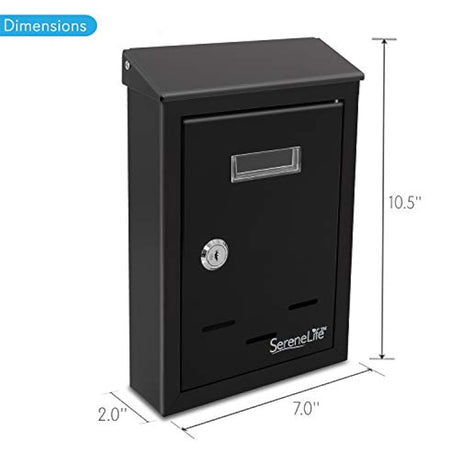 Buzón de correo o carta para pared SereneLife SLMAB24