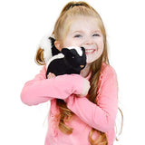 Peluche diseño de Seymour la mofeta, 9 in, Negro, VIAHART