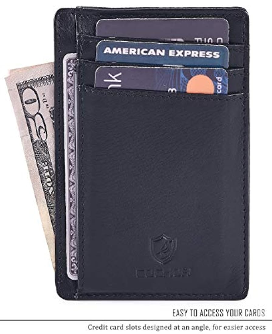COCHOA - Carteras de piel de viaje para hombres y mujeres