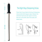 Afilar para afilar Rod, sacapuntas de cuchillo de cocina