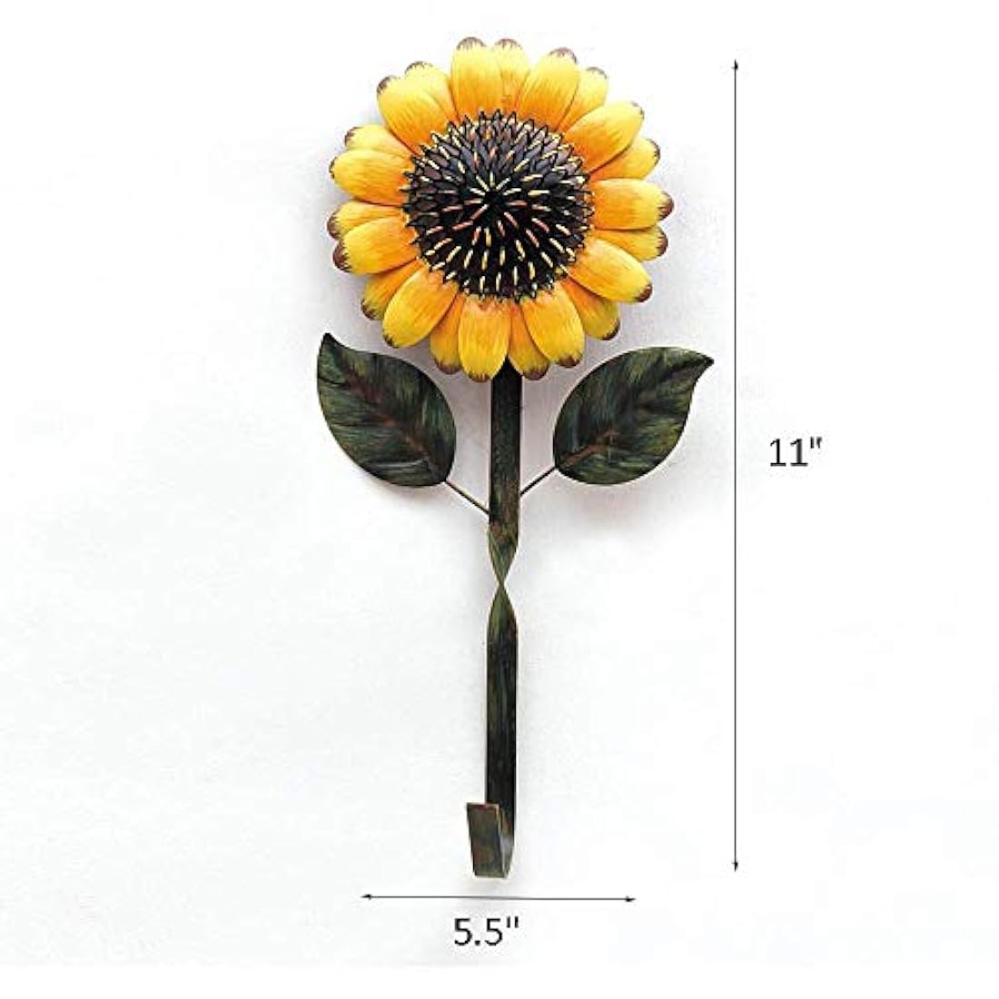 Conjunto de 2 llaves de gancho para el hogar de girasol