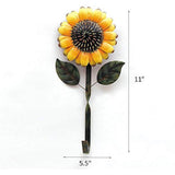 Conjunto de 2 llaves de gancho para el hogar de girasol