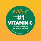 Tabletas vegetarianas American Health Ester-C – 24 horas de apoyo inmunológico, suave en el estómago, vitamina C no ácida, sin OMG, sin gluten, vegano, 500 mg, 225 unidades, 112 porciones