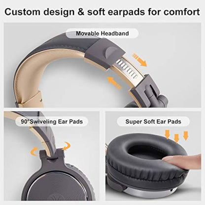 OneOdio - Auriculares con cable para bajo,