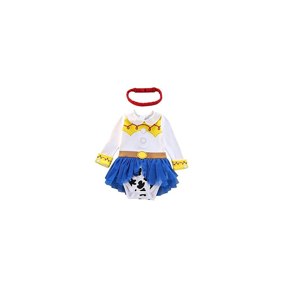 Disfraz Mameluco para bebé Jessie con diadema talla 3-6 mes