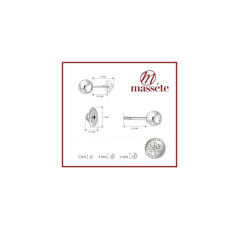 Aretes de diseño de bola para mujeres