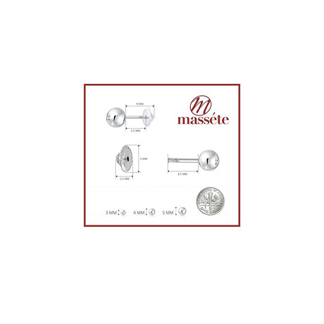 Aretes de diseño de bola para mujeres