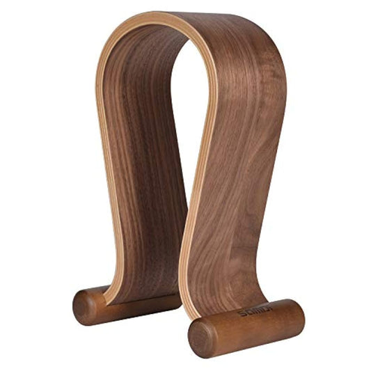 Soporte de madera para auriculares