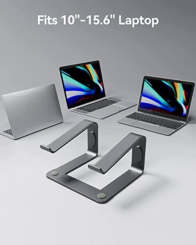 Soporte ergonómico para ordenador portátil gris LORYERGO