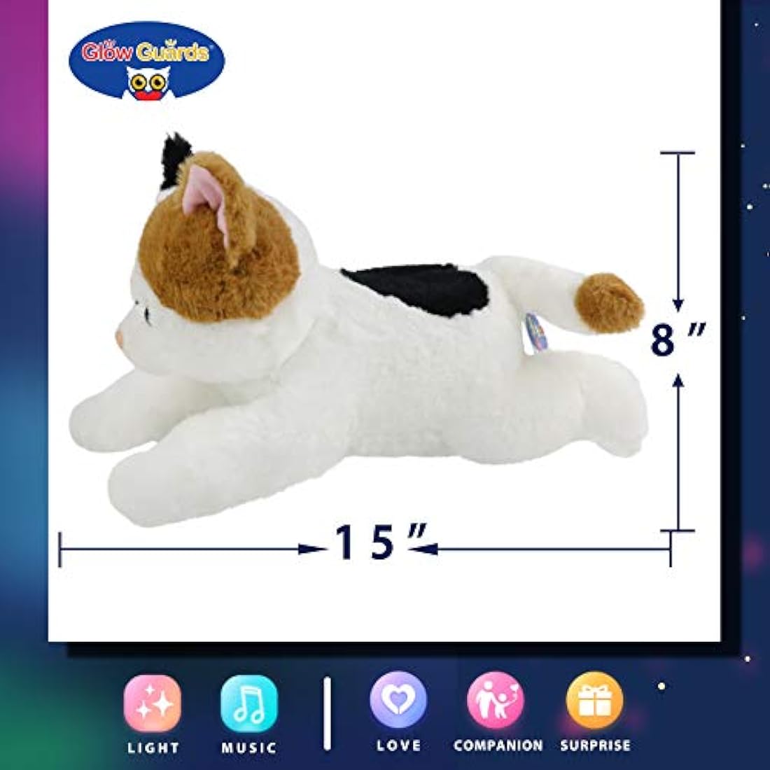 suave almohada con luces de noche