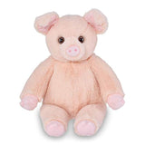 Peluche de cerdo color rosa de 15 in. Bearington Collection