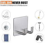 ganchos de pared de acero inoxidable  Jutoe