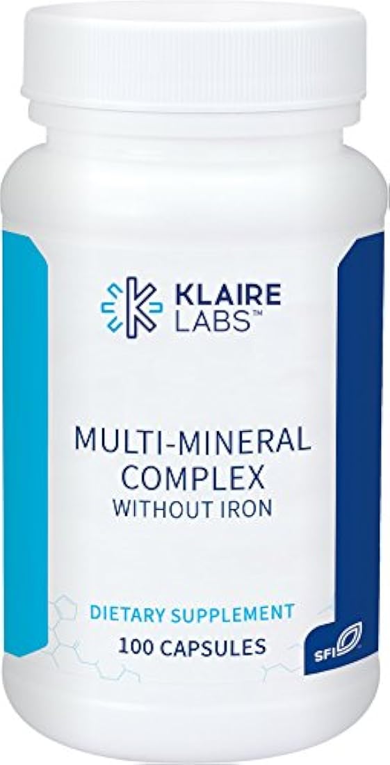 Klaire Labs, complejo multimineral sin tapas de hierro 100
