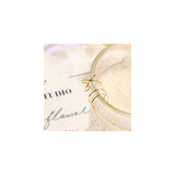 Aretes de plata de ley para orejas simples