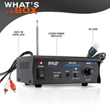 Amplificador de potencia del estéreo PYLE-HOME PCA12BT