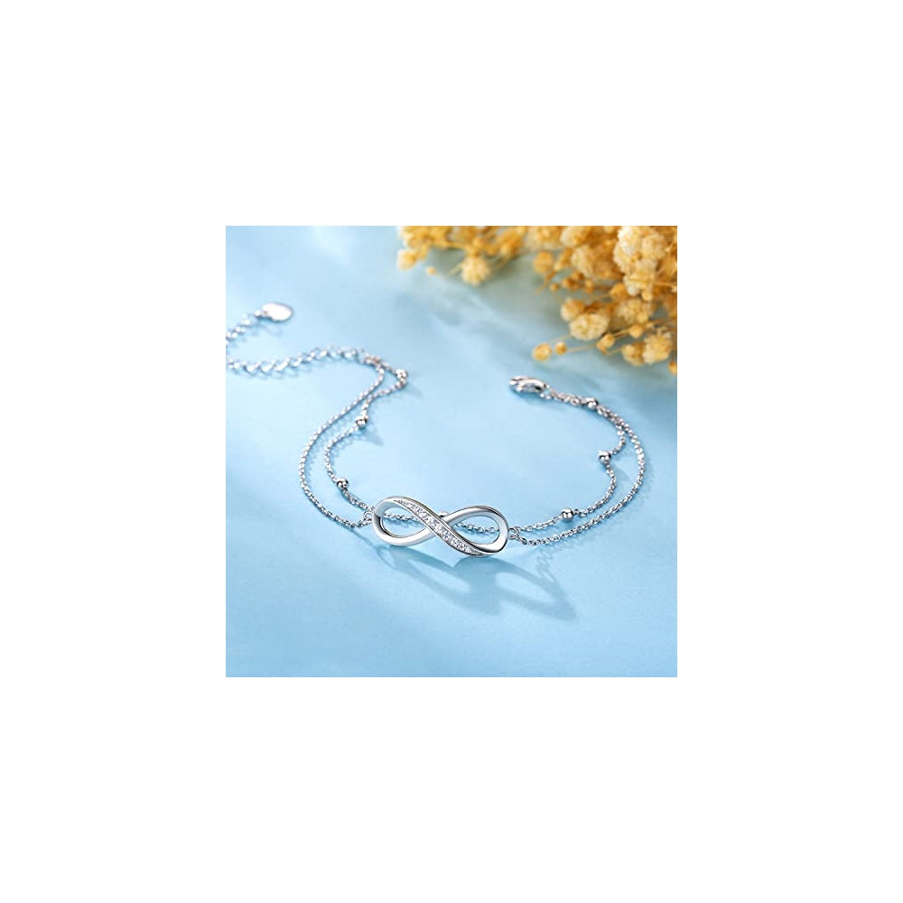 Pulseras para mujer de plata de ley 925 con forma