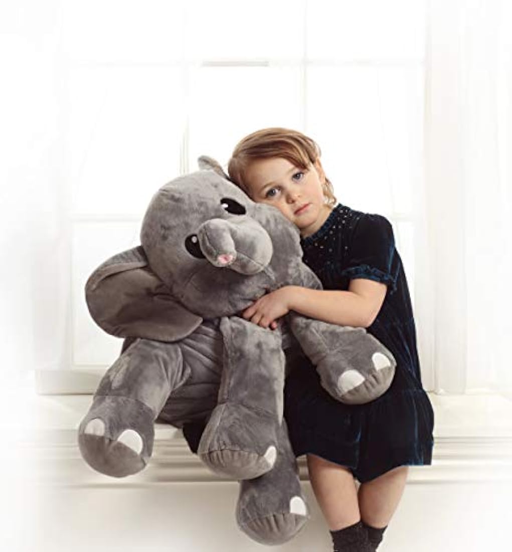 Peluche de Elefante color gris, 24.0in, Hudz Kidz