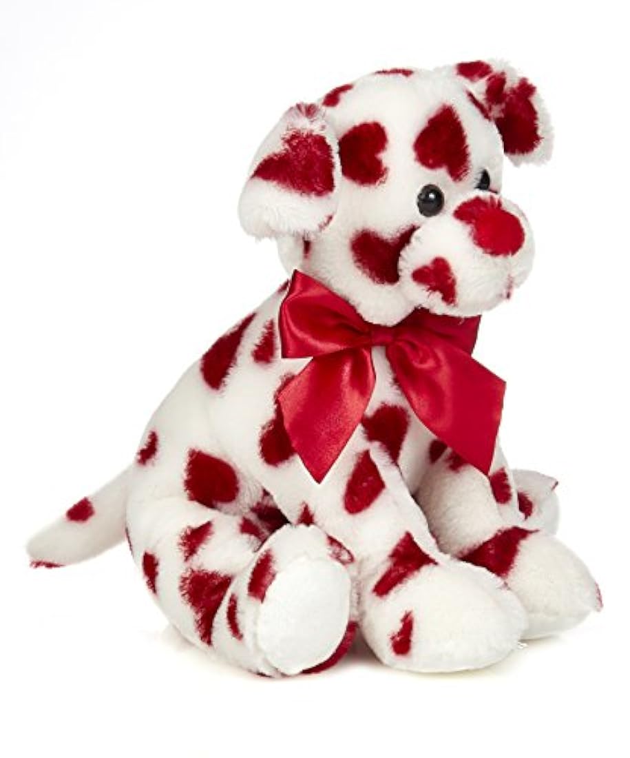 Peluche animal cachorro con corazones 12 pulgadas