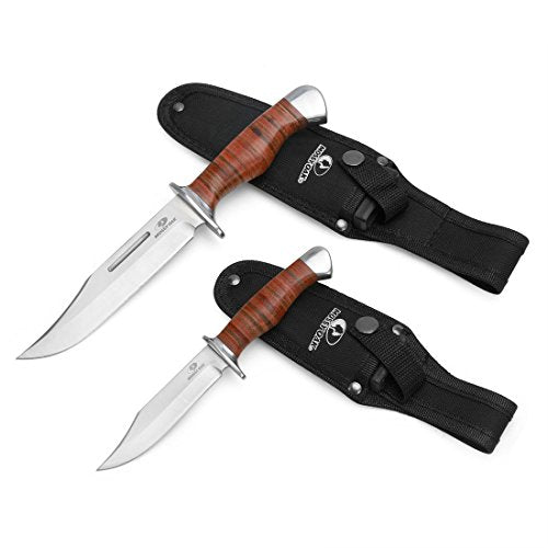 Cuchillo de caza de hoja fija de 2 piezas Mossy Oak