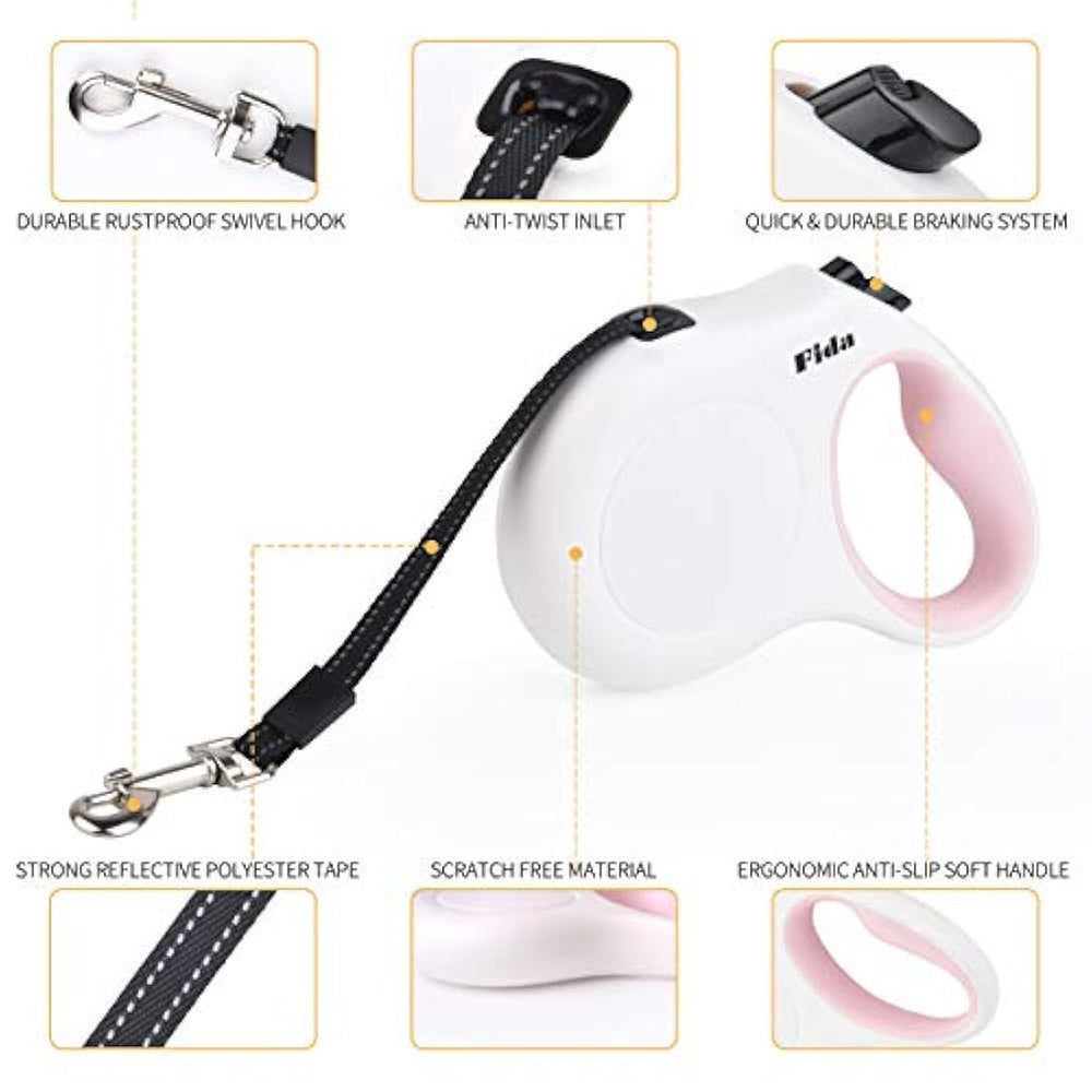 Correa retráctil para perros Fida