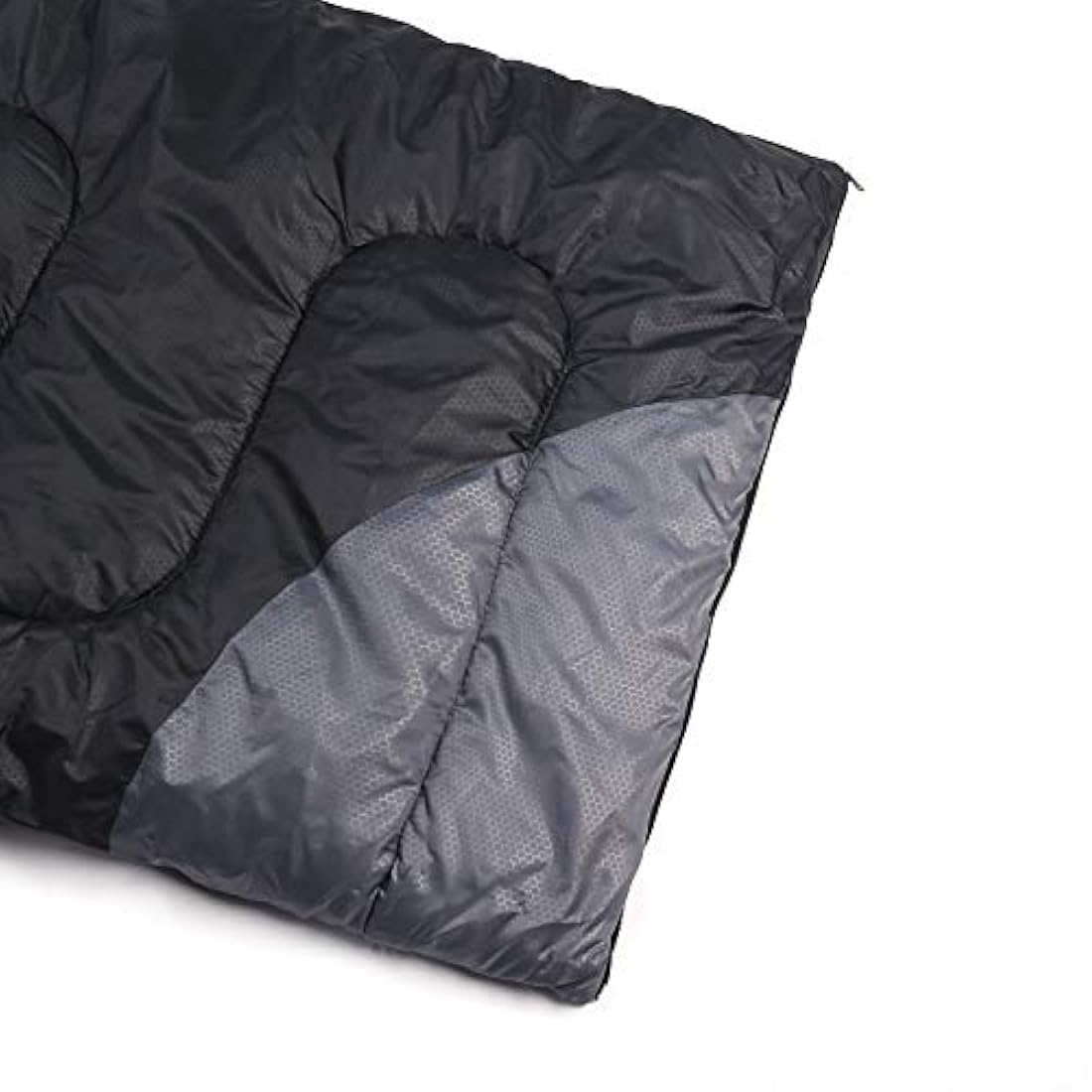 Bolsa de dormir para camping impermeable/Negro y gris.TUPHEN