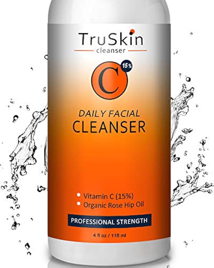 Limpiador facial diario con Vitamina C loción facial