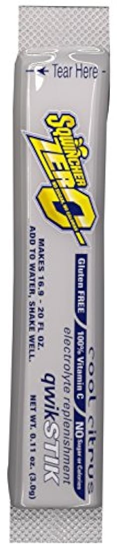 Bebida en polvo con electrolitos Qwik Stik de Sqwincher