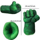 Peluche de guantes de Hulk color verde 11.8x 7.8 in.NuGeriAZ