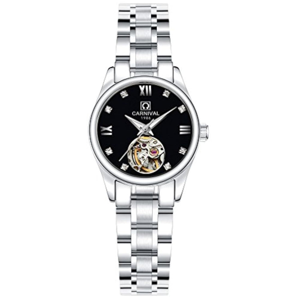 reloj  Set de regalo para hombres y mujeres de 2 (negro)