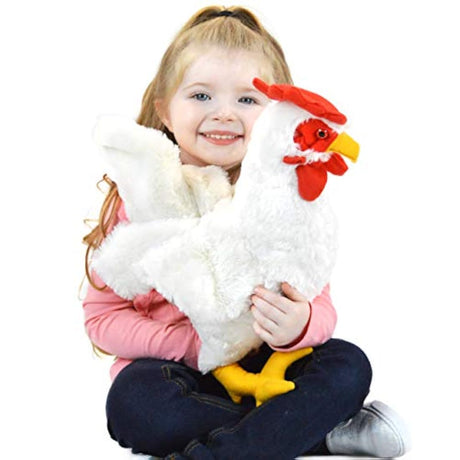 Gallo grande de peluche de pollo