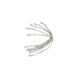 Pulseras y tobilleras con cadena de serpiente y dijes