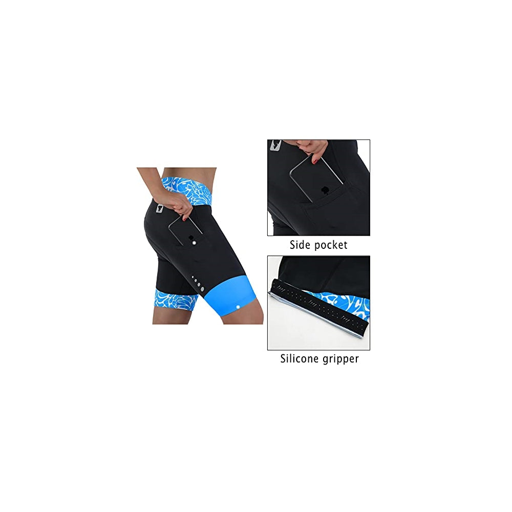 Shorts cortos de ciclismo para mujer talla S