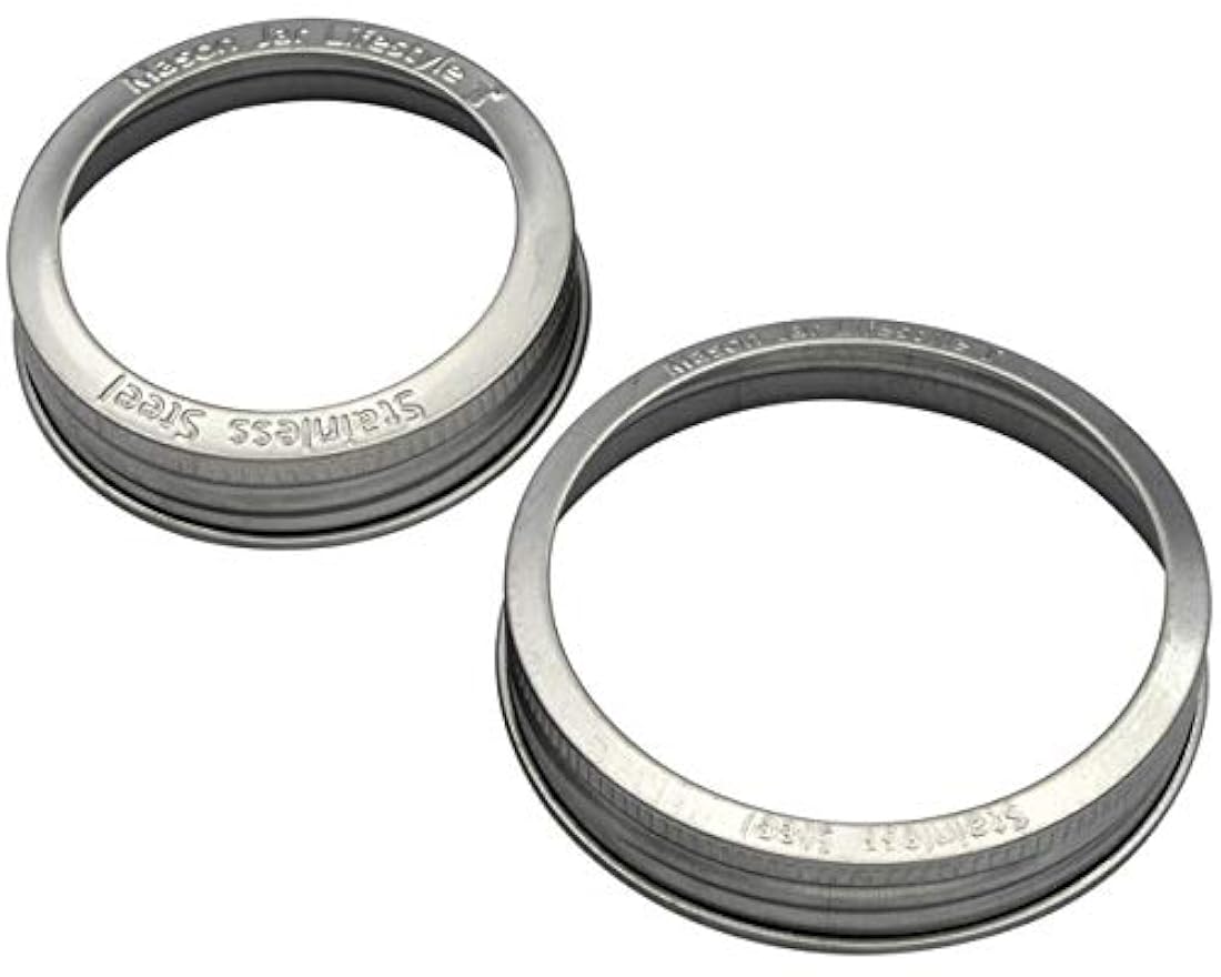 Bandas / anillos de acero inoxidable para tarros