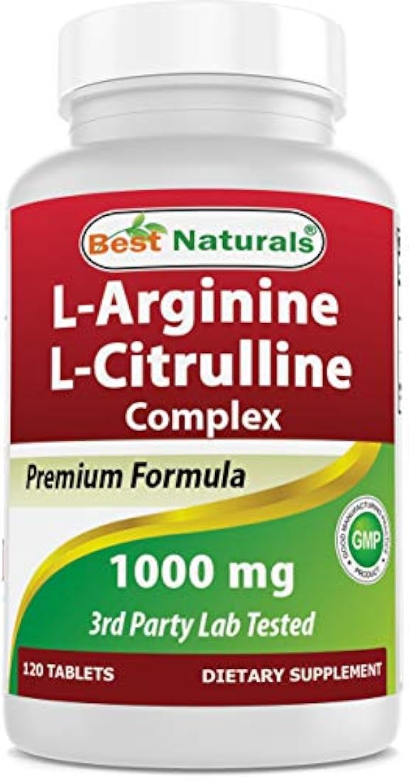 Best Naturals Arginina 1000 Mg 120 Tabletas