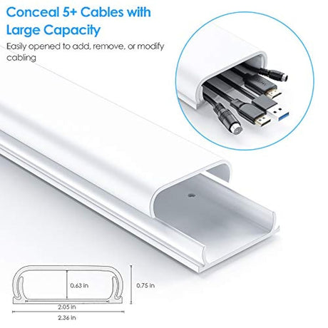 Funda para cable de TV de 47 pulgadas