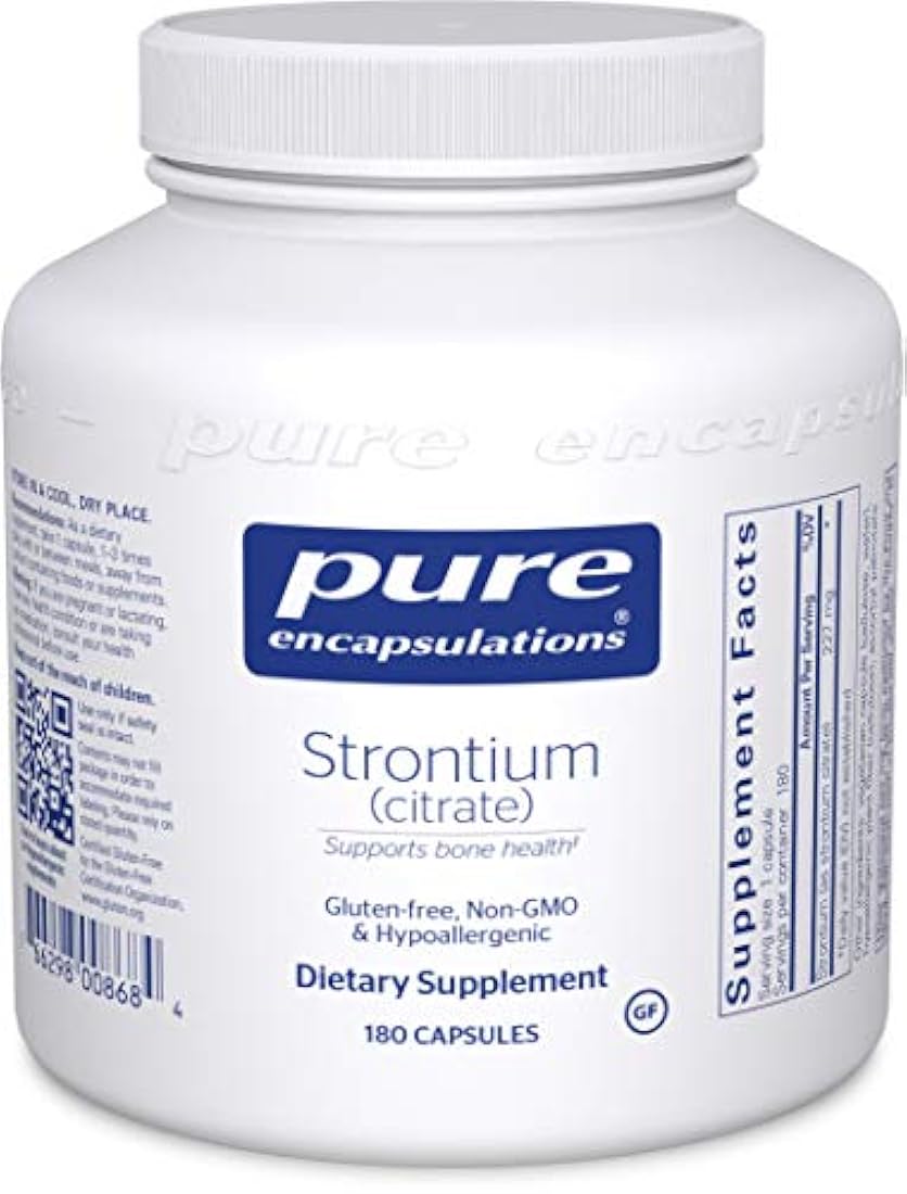 suplementos dietéticos, estroncio (citrato), 1