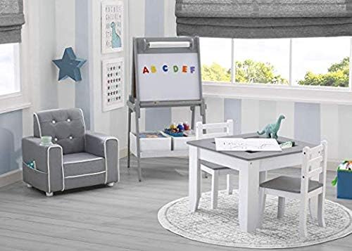 Juego de mesa y sillas Chelsea de 3 piezas con almacenamiento