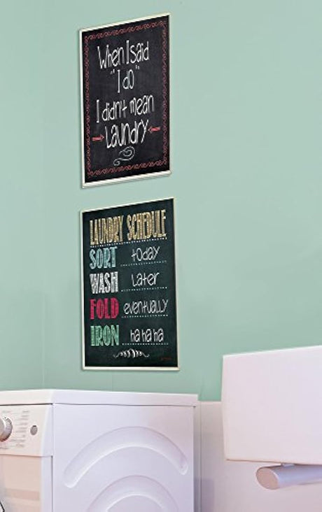 La Colección Stupell Home Decor lavandería Calendario
