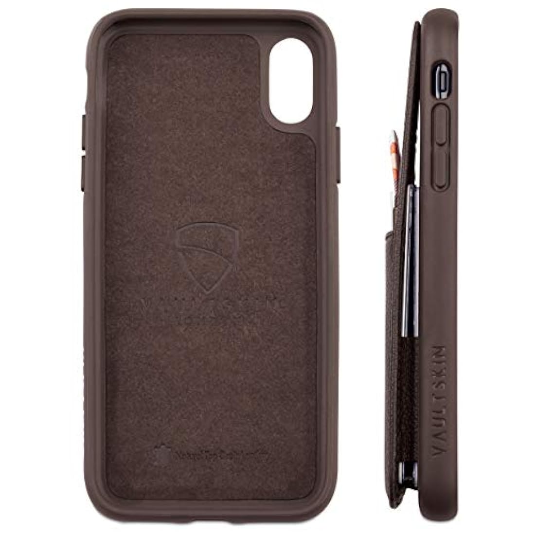 Vaultskin  - Funda para iPhone con cartera de piel