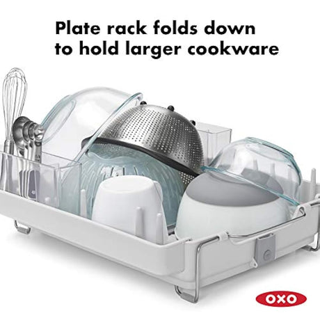 OXO estante plegable para platos, Blanco, diseño 1